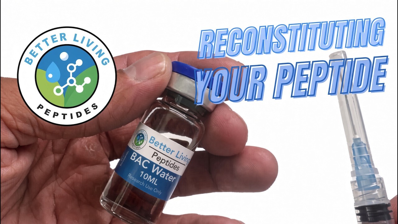 Peptide reconstitution walkthrough video thumbnail